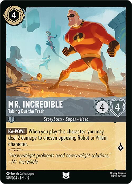 Mr Incredible Taking Out the Trash 185/204 (Wilds Unknown) 