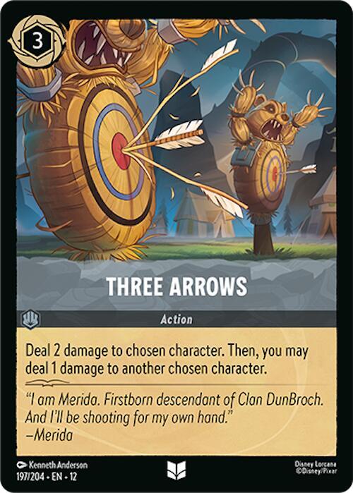 Three Arrows 197/204 (Wilds Unknown)  - Cold Foil