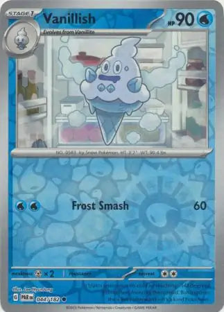 Vanillish 044/182 (SV04: Paradox Rift)  - Reverse Holofoil