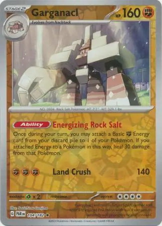 Garganacl 104/182 (SV04: Paradox Rift)  - Reverse Holofoil
