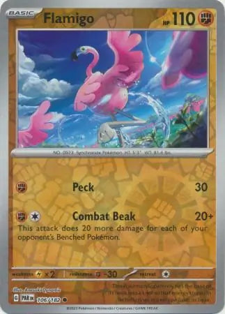 Flamigo 106/182 (SV04: Paradox Rift)  - Reverse Holofoil