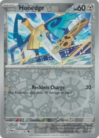 Honedge 131/182 (SV04: Paradox Rift)  - Reverse Holofoil