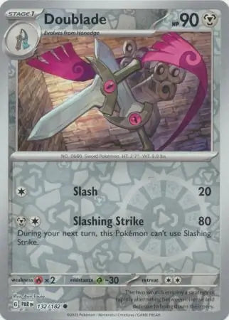 Doublade 132/182 (SV04: Paradox Rift)  - Reverse Holofoil