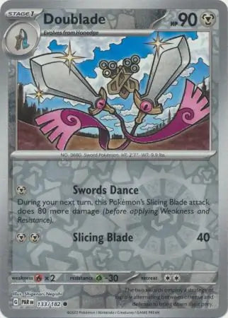 Doublade 133/182 (SV04: Paradox Rift)  - Reverse Holofoil