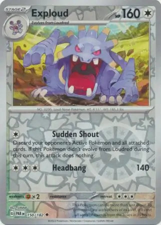 Exploud 150/182 (SV04: Paradox Rift)  - Reverse Holofoil