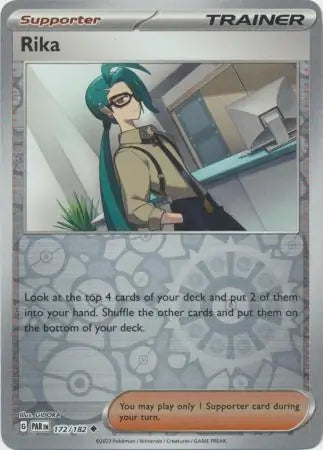 Rika 172/182 (SV04: Paradox Rift)  - Reverse Holofoil