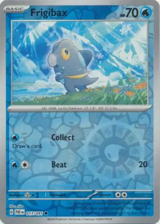 Frigibax 017/091 (SV: Paldean Fates)  - Reverse Holofoil