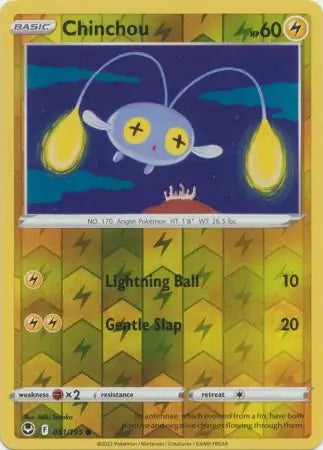 Chinchou 051/195 (SWSH12: Silver Tempest)  - Reverse Holofoil