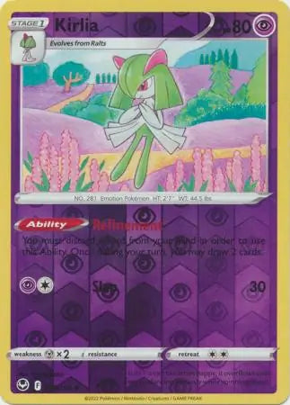 Kirlia 068/195 (SWSH12: Silver Tempest)  - Reverse Holofoil