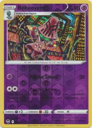 Beheeyem 080/195 (SWSH12: Silver Tempest)  - Reverse Holofoil
