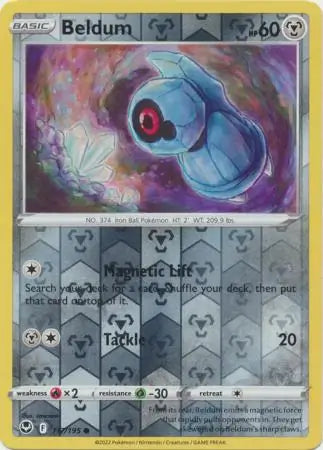 Beldum 117/195 (SWSH12: Silver Tempest)  - Reverse Holofoil