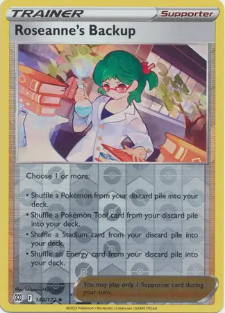 Roseanne's Backup 148/172 (SWSH09: Brilliant Stars)  - Reverse Holofoil
