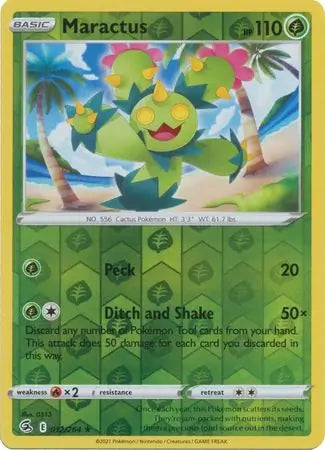 Maractus 012/264 (SWSH08: Fusion Strike)  - Reverse Holofoil