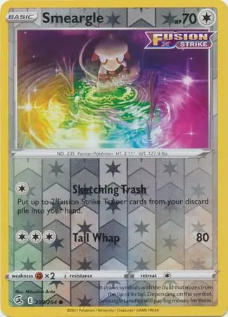 Smeargle 209/264 (SWSH08: Fusion Strike)  - Reverse Holofoil