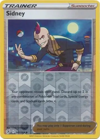 Sidney 241/264 (SWSH08: Fusion Strike)  - Reverse Holofoil