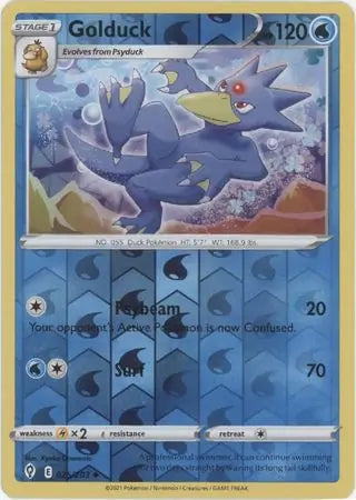 Golduck 025/203 (SWSH07: Evolving Skies)  - Reverse Holofoil