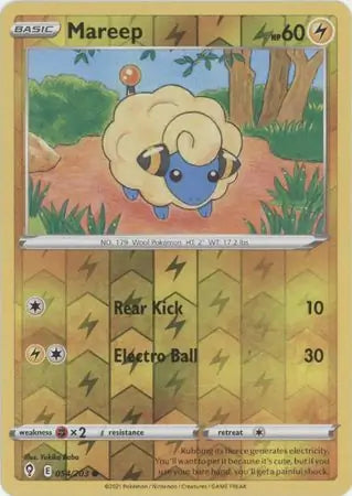 Mareep 054/203 (SWSH07: Evolving Skies)  - Reverse Holofoil
