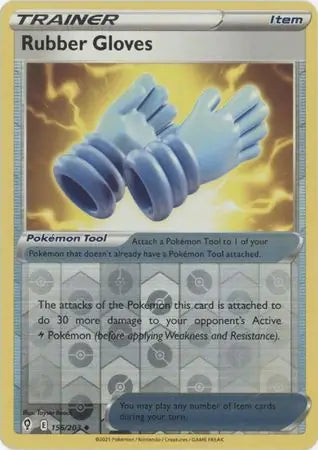 Rubber Gloves 156/203 (SWSH07: Evolving Skies)  - Reverse Holofoil