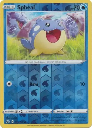 Spheal 037/198 (SWSH06: Chilling Reign)  - Reverse Holofoil