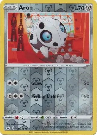 Aron 109/198 (SWSH06: Chilling Reign)  - Reverse Holofoil
