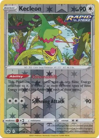 Kecleon 122/198 (SWSH06: Chilling Reign)  - Reverse Holofoil