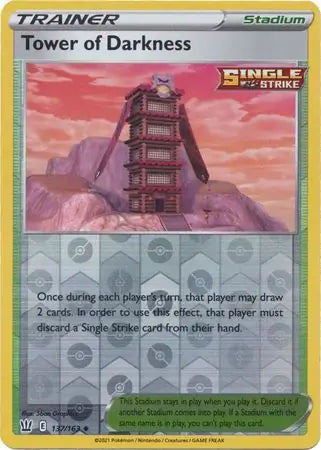 Tower of Darkness 137/163 (SWSH05: Battle Styles)  - Reverse Holofoil