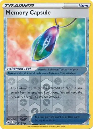 Memory Capsule 155/185 (SWSH04: Vivid Voltage)  - Reverse Holofoil