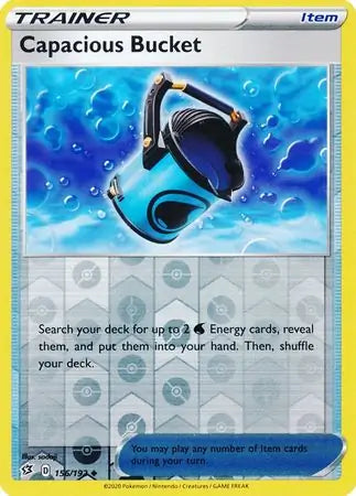 Capacious Bucket 156/192 (SWSH02: Rebel Clash)  - Reverse Holofoil