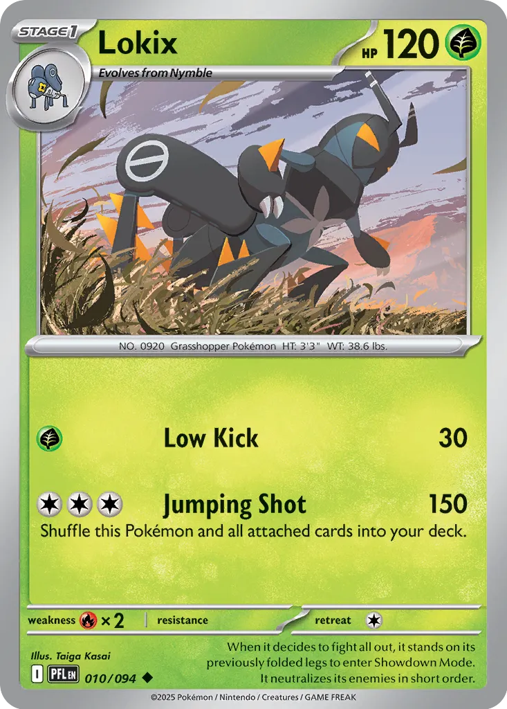 Lokix 010/094 (ME02: Phantasmal Flames) 