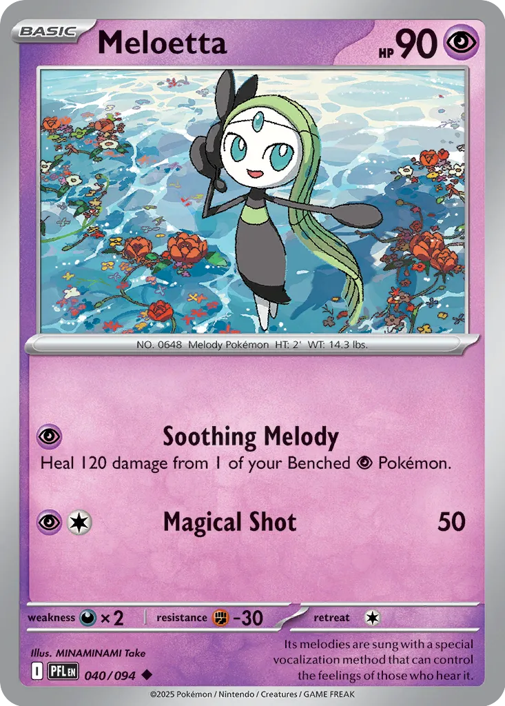 Meloetta 040/094 (ME02: Phantasmal Flames) 