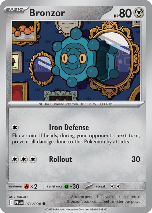 Bronzor 071/094 (ME02: Phantasmal Flames) 