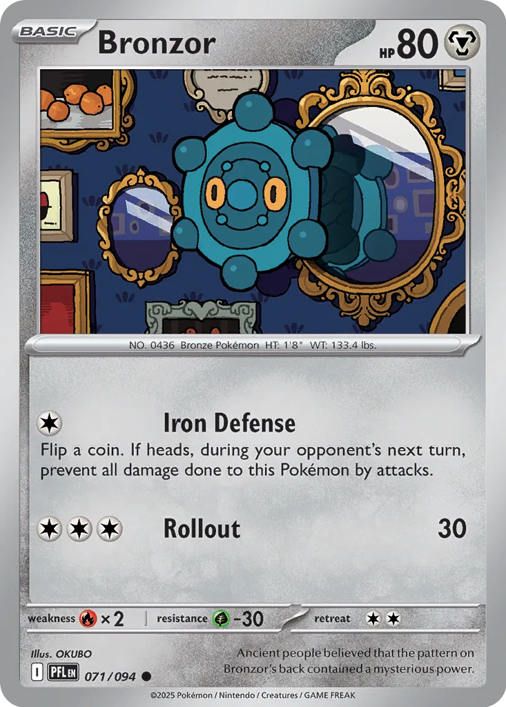 Bronzor 071/094 (ME02: Phantasmal Flames) 