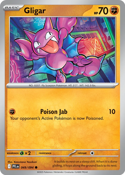 Gligar 049/094 (ME02: Phantasmal Flames) 
