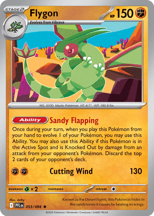 Flygon 053/094 (ME02: Phantasmal Flames)  - Reverse Holofoil