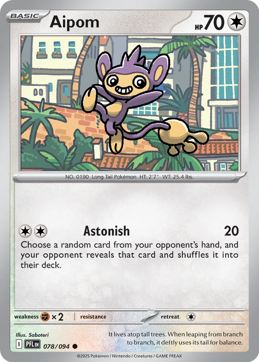 Aipom 078/094 (ME02: Phantasmal Flames) 