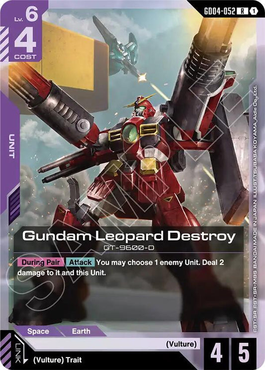 Gundam Leopard Destroy GD04-052 (Phantom Aria)  - Holofoil