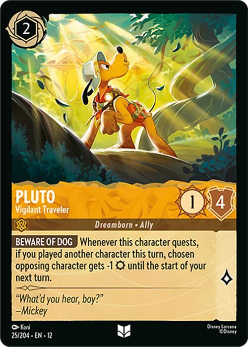 Pluto Vigilant Traveler 25/204 (Wilds Unknown) 