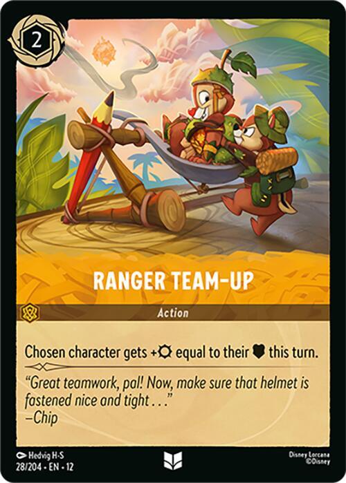 Ranger Team-Up 28/204 (Wilds Unknown)  - Cold Foil