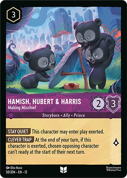 Hamish Hubert and Harris Making Mischief 50/204 (Wilds Unknown) 