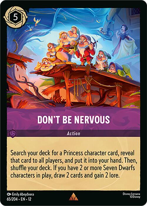 Dont Be Nervous 65/204 (Wilds Unknown)  - Cold Foil