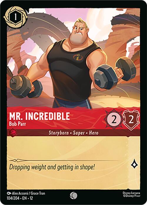 Mr Incredible Bob Parr 104/204 (Wilds Unknown) 