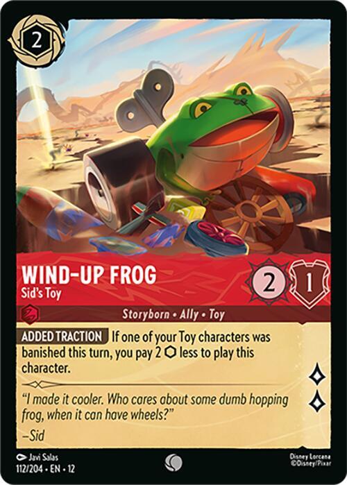 Wind Up Frog Sid's Toy 112/204 (Wilds Unknown)  - Cold Foil