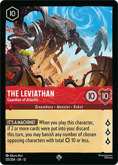 The Leviathan Guardian of Atlantis 125/204 (Wilds Unknown)  - Cold Foil