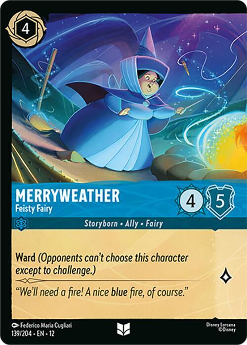 Merryweather Feisty Fairy Foil 139/204 (Wilds Unknown)  - Cold Foil