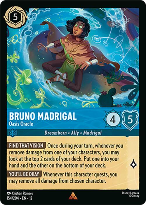 Bruno Madrigal Oasis Oracle 154/204 (Wilds Unknown)  - Cold Foil