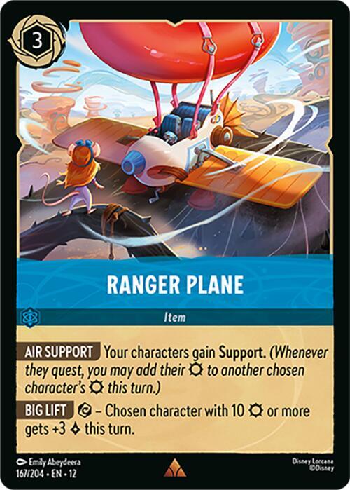 Ranger Plane 167/204 (Wilds Unknown)  - Cold Foil