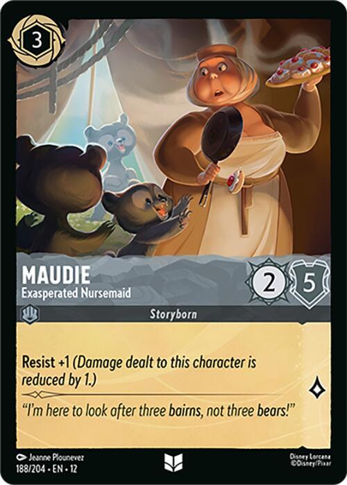 Maudie, Exasperated Nursemaid 188/204 (Wilds Unknown)  - Cold Foil