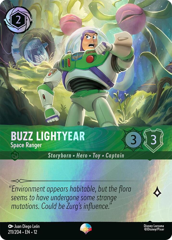 Buzz Lightyear Space Ranger Epic 211/204 (Wilds Unknown)  - Holofoil