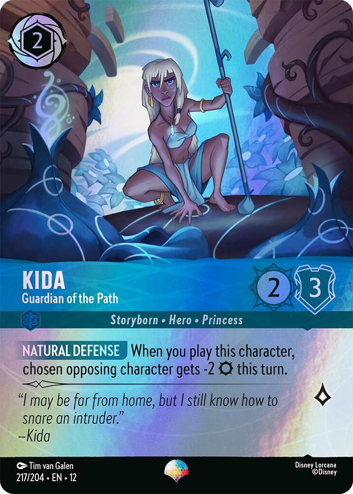 Kida, Guardian of the Path 217/204 (Wilds Unknown)  - Rainbow Holofoil