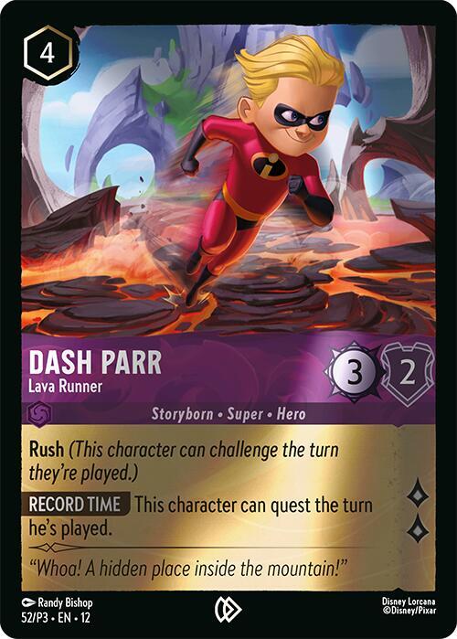 Dash Parr, Lava Runner 61/204 (Wilds Unknown)  - Cold Foil